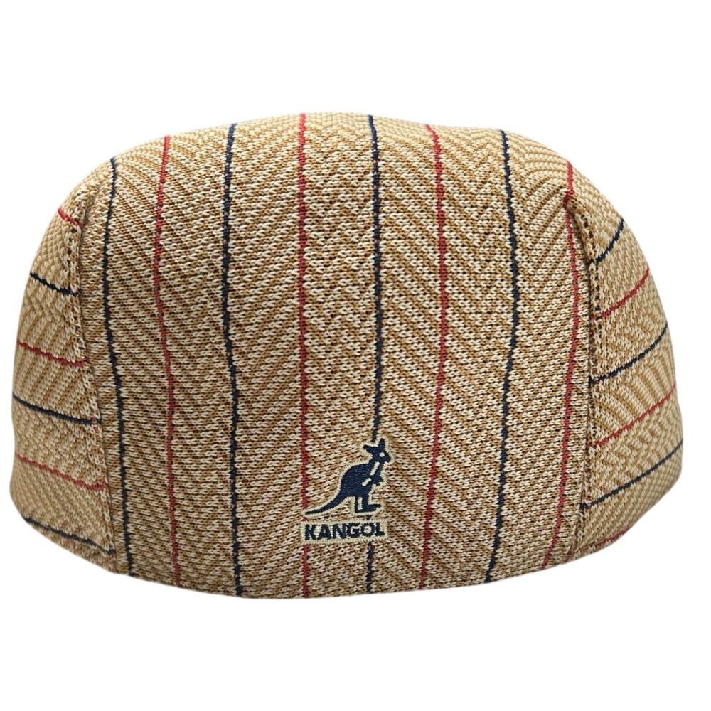 Kangol 507 Sierra Stripe Flat Cap 90s Streetwear Newsboy Hat Size Small - Picture 3 of 9